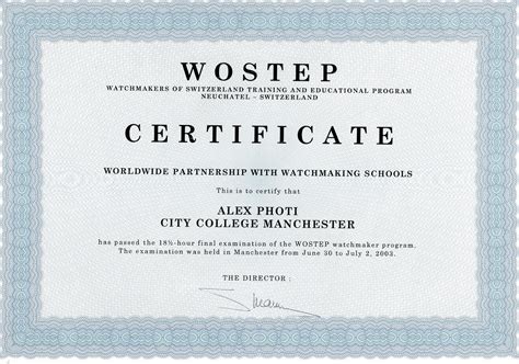 wostep certification